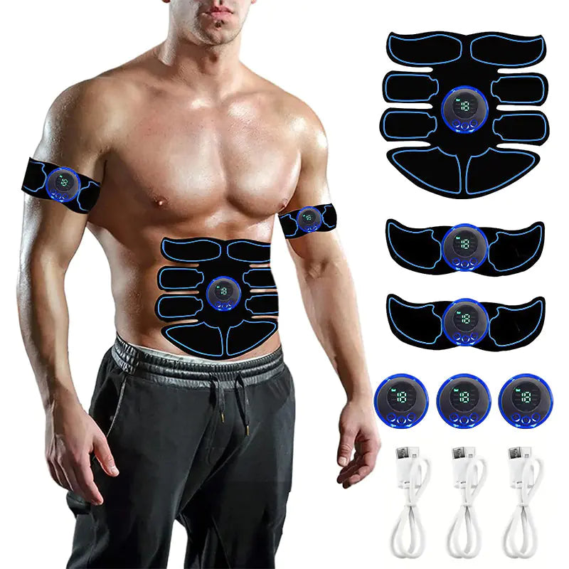 EMS Abdominal Trainer with Vibration and Heat Function