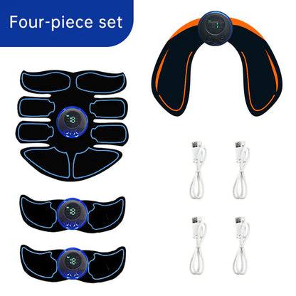 EMS Abdominal Trainer with Vibration and Heat Function